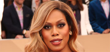 Laverne Cox in Prabal Gurung at the SAGs: glamorous or poorly draped?