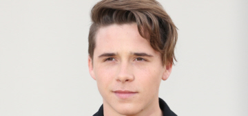 Brooklyn Beckham, 16, photographed Burberry’s new ad campaign: nepotism?