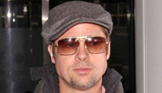 Brad Pitt flew to France alone to get away from Angelina