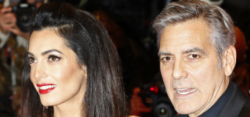 George & Amal Clooney met with Angela Merkel for an hour this morning