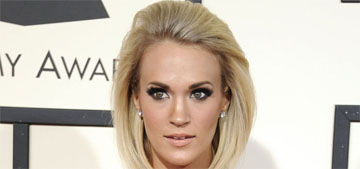 Carrie Underwood in Nicolas Jebran at the Grammys: elegant or prom fug?