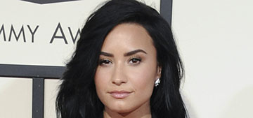 Demi Lovato in a Norisol Ferrari suit at the Grammys: sophisticated or boring?