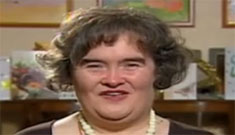 Susan Boyle on Larry King Live, accepts date, sings “My Heart Will Go On”