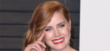 Amy Adams in Versace at the VF Oscar Party: hot or bad color combo?