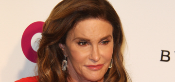 Caitlyn Jenner in Zac Posen at the Elton John party: actually pretty great?