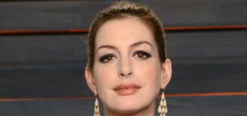 Anne Hathaway wore leather pants to her baby shower, got quite a gift haul