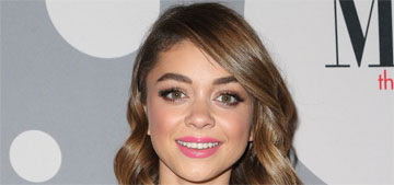 Sarah Hyland dyed her hair black: cute or too goth looking?