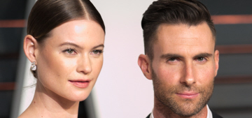 Adam Levine, 36, and Behati Prinsloo, 26, are expecting their first child