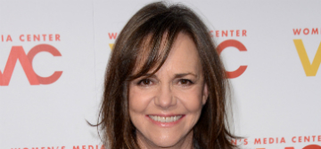 Sally Field made out with Stephen Colbert & Max Greenfield this week