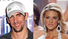 Miss California Carrie Prejean is dating Michael Phelps