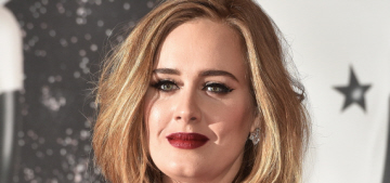Adele: ‘When I got pregnant… I grew a beard.  I’m proud of it, I call it Larry’