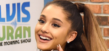 Ariana Grande is still getting people to carry her around like a baby, just FYI