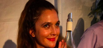 Drew Barrymore promoted her wine like a pro following news of her split