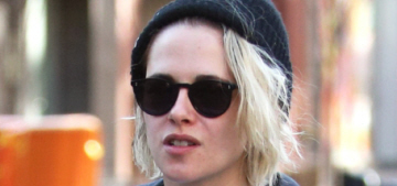 Kristen Stewart reveals bleached hair, grunge style in NYC: Kurt Cobain-esque?