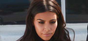 Kim Kardashian’s crochet skirt, open-toe boots & sheer blouse: tragic or cute?