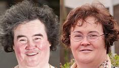 Susan Boyle now has dyed hair to go along with her new eyebrows