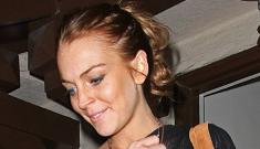 Lindsay Lohan stays at Samantha Ronson’s house for six hours