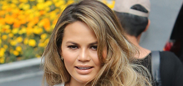 Chrissy Teigen blasted on social media for daring to go out without her baby
