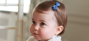 Duchess Kate released some adorable photos of Charlotte for her first birthday