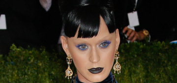 Katy Perry in velvet Prada at the Met Gala: zombie fug or zombie fab?