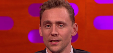 Tom Hiddleston was actually pretty charming & subdued on ‘Graham Norton’