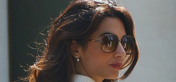 Amal Clooney’s Cannes street style involves a Monse bubble skirt: cute?