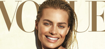 Margot Robbie covers Vogue, poses with Alex Skarsgard & kittens: adorable?