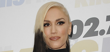 Gwen Stefani in a see through turtleneck shirt and camo capris: ridiculous?
