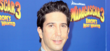 David Schwimmer shares a beer with his five year old daughter (not really)
