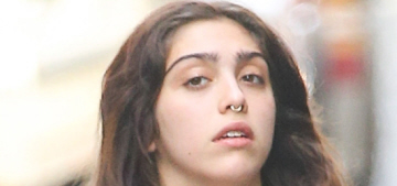 “Lourdes Leon is back from college with an unfortunate nose ring” links