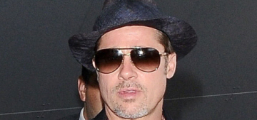 Brad Pitt’s LAX style involves jeans, trilby hat & plaid: hot or not?