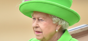 Queen Elizabeth sent out a thank-you tweet to her fans #gilded #hats #brooches