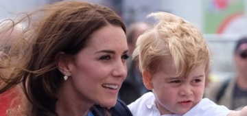 The Cambridges brought Prince George to an RAF air show: adorable?