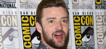 Did Justin Timberlake roll up to a closed studio lot with nine cars full of security?
