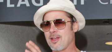 Is it suspicious that Brad Pitt has been traveling solo all summer?