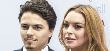 Lindsay Lohan made a plea for privacy after accusing Egor of cheating, abuse
