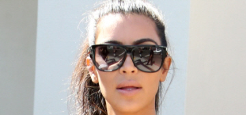 Kim Kardashian brings out Saint West for an adorable family pap stroll