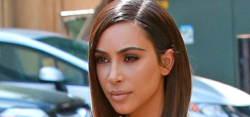 Kim Kardashian debuts a sleek new lob style: is this a wig or a real haircut?
