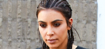 Kim Kardashian wears cornrows, Tom Ford boots & TLOP tee: ugh or amazing?