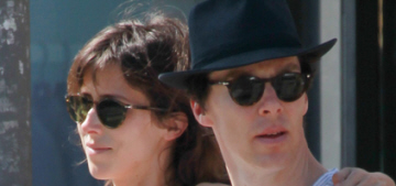 Benedict Cumberbatch & Sophie Hunter make a coupled-up outing in LA
