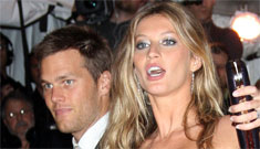 Gisele Bundchen & Tom Brady are gross, make-out constantly in public