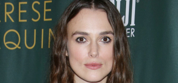 Keira Knightley started wearing wigs 5 years ago because of hair loss