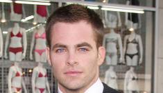 Chris Pine wants us to talk up his endowment