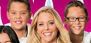 Kate Gosselin & seven kids cover People, the twins say their dad is ‘toxic’