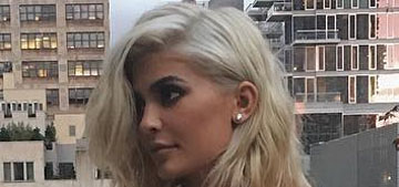 Kylie Jenner dyed her hair platinum: cute or doesn’t suit her?