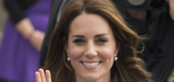 Duchess Kate in a high-collared McQueen in Vancouver: pretty or twee?