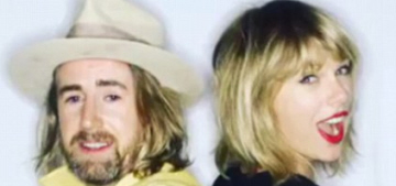 Taylor Swift debuted her a layered, bangsy bob at Liberty Ross’s b-day party