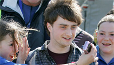 Photos on the set of Harry Potter and The Deathly Hallows: Part 1