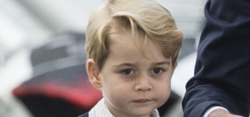 Prince George is dressed that way so he won’t look like a ‘suburban’ peasant