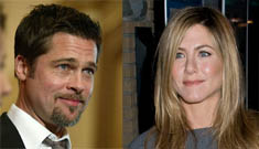 Is Brad Pitt drunk dialing Jennifer Aniston?